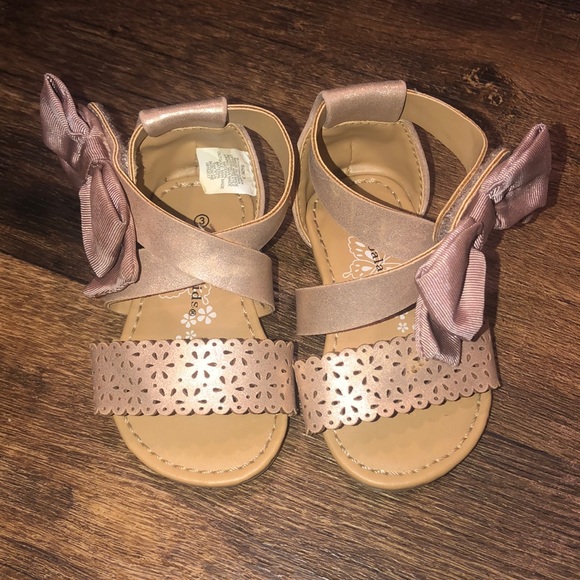 Rose gold sandals - Picture 2 of 2